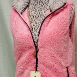 Simply southern sherpa vest M